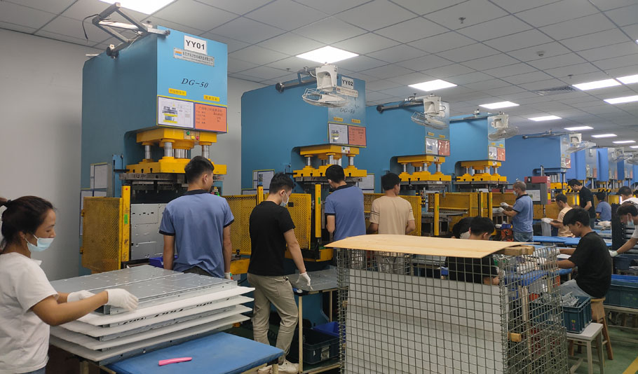 亚新电子appC型（弓型）油压机应用