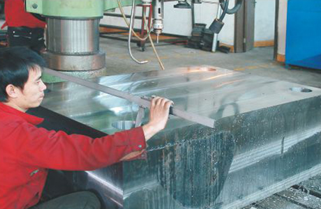 hydraulic press machine assembly workshop 2